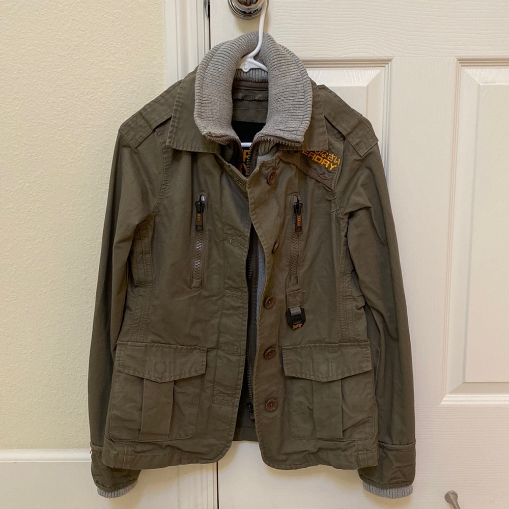 EUC Superdry Army Green Original and Vintage Jacket Size S